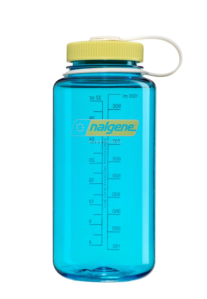 Nalgene wide mouth sustain 1000 ml blue atoll/endive