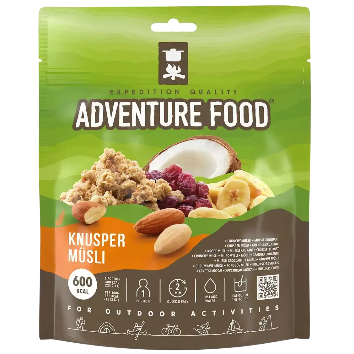 Adventure Food Knusper Müsli - morgenmad