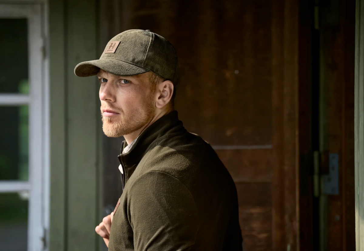 Härkila Corduroy cap - one size - Grape Leaf