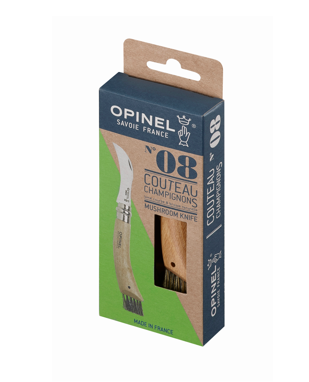 Opinel svampekniv no. 8 skæfte i bøg
